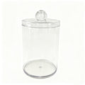 Transparent Acrylic Swab And Toothpick Storage Box - a Clear Cosmetic Organizer for Bathroom Additions, a Makeup Storage Box for Balls, Swabs, And Dental Floss - a Storage Solution for The Restroom