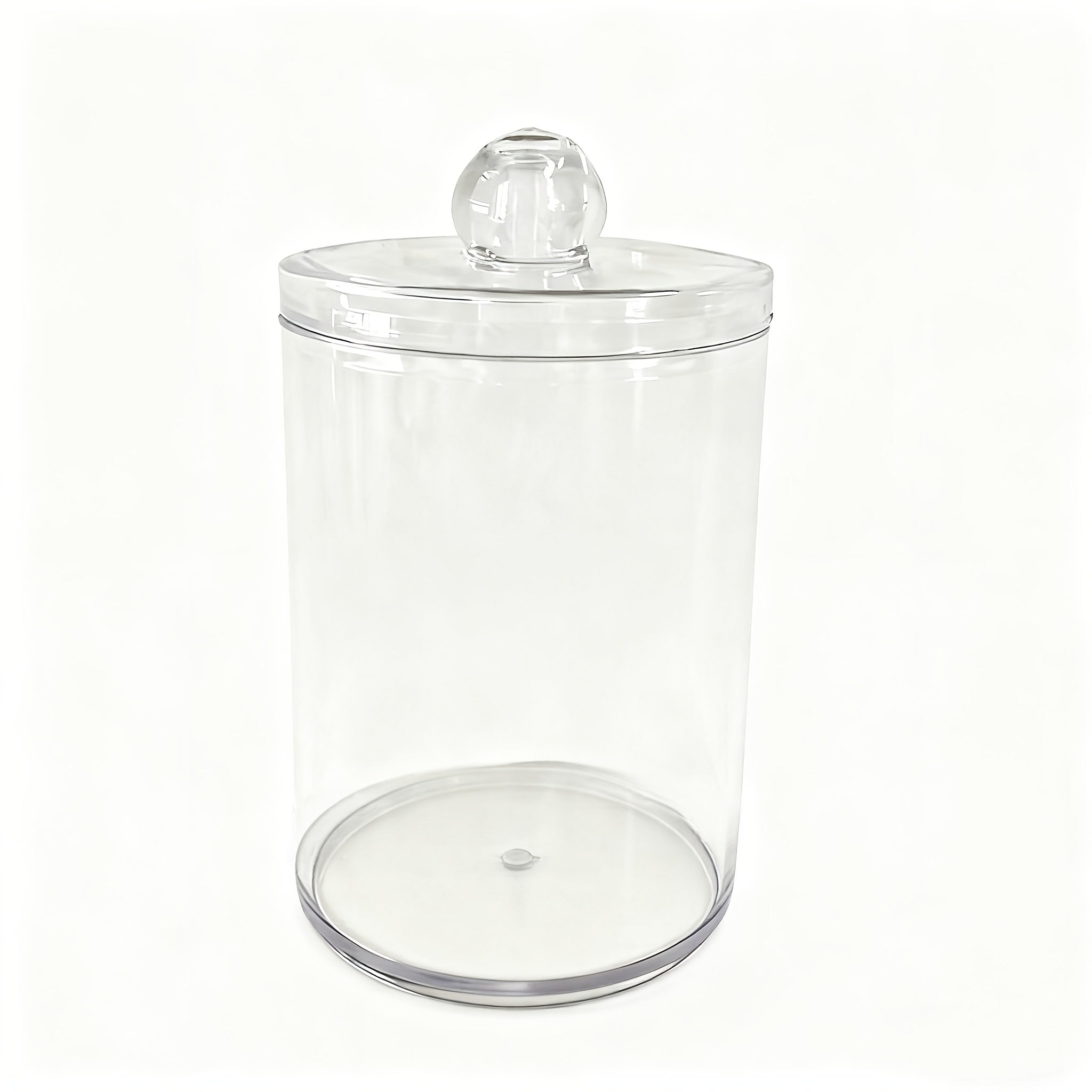 Transparent Acrylic Swab And Toothpick Storage Box - a Clear Cosmetic Organizer for Bathroom Additions, a Makeup Storage Box for Balls, Swabs, And Dental Floss - a Storage Solution for The Restroom